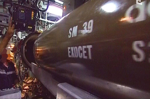 Marinha do Chile quer modernizar seus mísseis Exocet lançados de submarinos