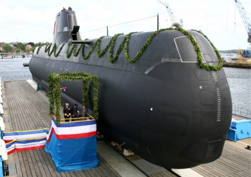 Portugal batiza Submarino U-214, NRP Arpão