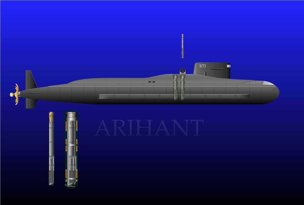 Resultado de imagen de sistema de propulsiÃ³n de Arihant,