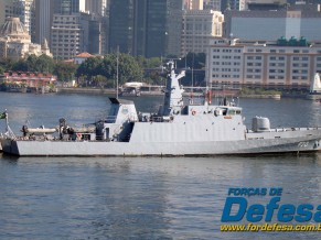 ‘Modelo exportação': Brasil deverá construir navios-patrulha para Angola NPa Macaé - P70 no Rio - foto Nunão - Forças de Defesa