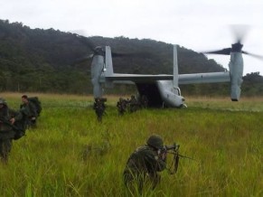 Fuzileiros Navais do Brasil e dos EUA realizam exercícios de intercâmbio na Ilha da Marambaia CFN com USMC
