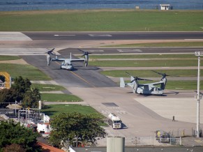 Aeronaves V-22 Osprey do USS ‘America’ já pousaram no Rio V-22 Osprey no Santos Dumont