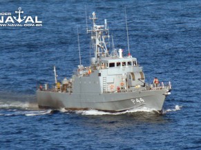 Obras do Núcleo do Comando do Grupamento de Patrulha Naval do Sul-Sudeste são iniciadas Navio-Patrulha Guajará- P 44 - foto Nunão - Poder Naval