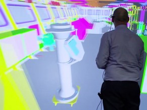 Ferramentas de realidade virtual no projeto dos novos navios britânicos Cena vídeo realidade virtual no projeto de navios para a RN - BAE Systems