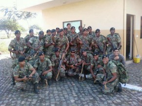 Treinados pela Marinha do Brasil, São Tomé e Príncipe forma primeira companhia de fuzileiros FN sao tome e principe