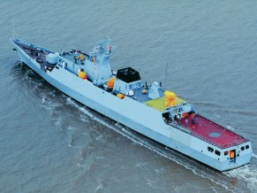 China construiu 24 corvetas Type 056 e incorporou 18 em três anos Mais uma Type 056 - em provas de mar