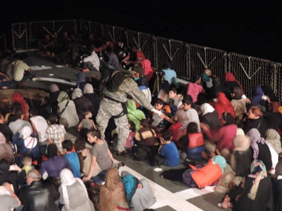 Barroso - resgate refugiados Mediterraneo - foto 5 facebook MB