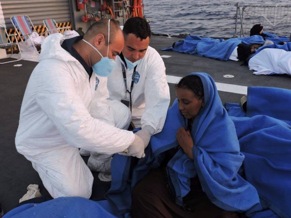 Barroso - resgate refugiados Mediterraneo - foto 6 facebook MB