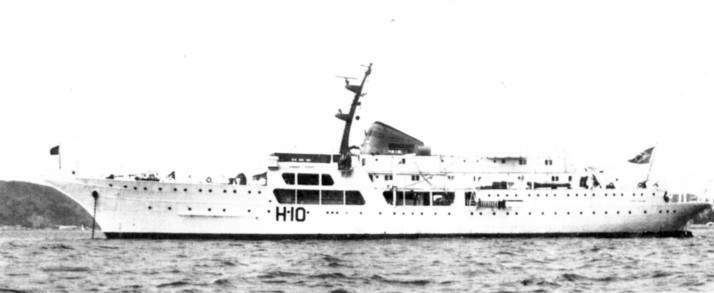 O Navio Oceanográfico Almirante Saldanha - H 10. (foto: SRPM)