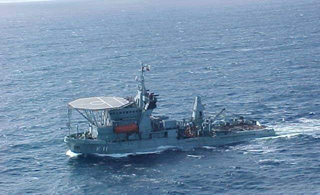 O Felinto Perry, operando em proveito da Força de Submarinos. (foto: SDM)