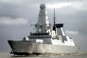 Destróier Type 45 HMS Dauntless