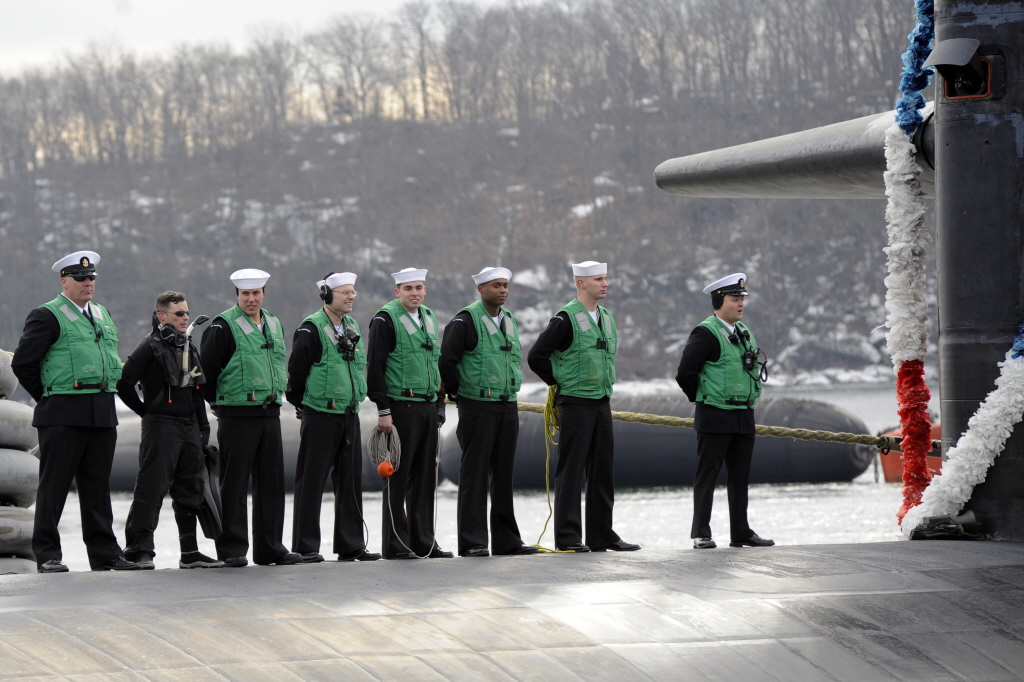 USS Phialadelphia sailors