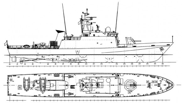 napa500 - planos do navio