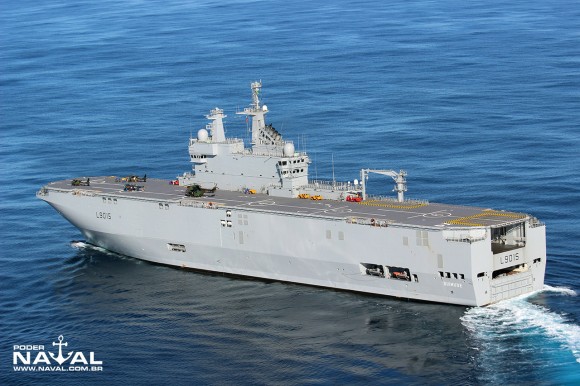 BPC Dixmude - foto Alexandre Galante - Poder Naval