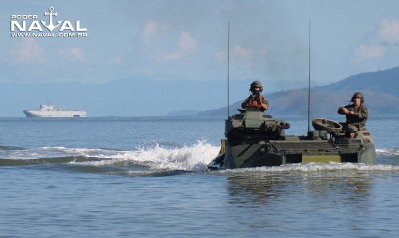 CLAnf do CFN em operação Passex com o BPC Dixmude - foto Nunão - Poder Naval