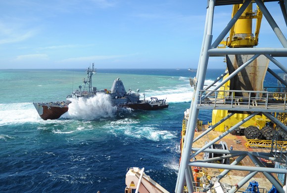 USS Guardian Salvage Operations