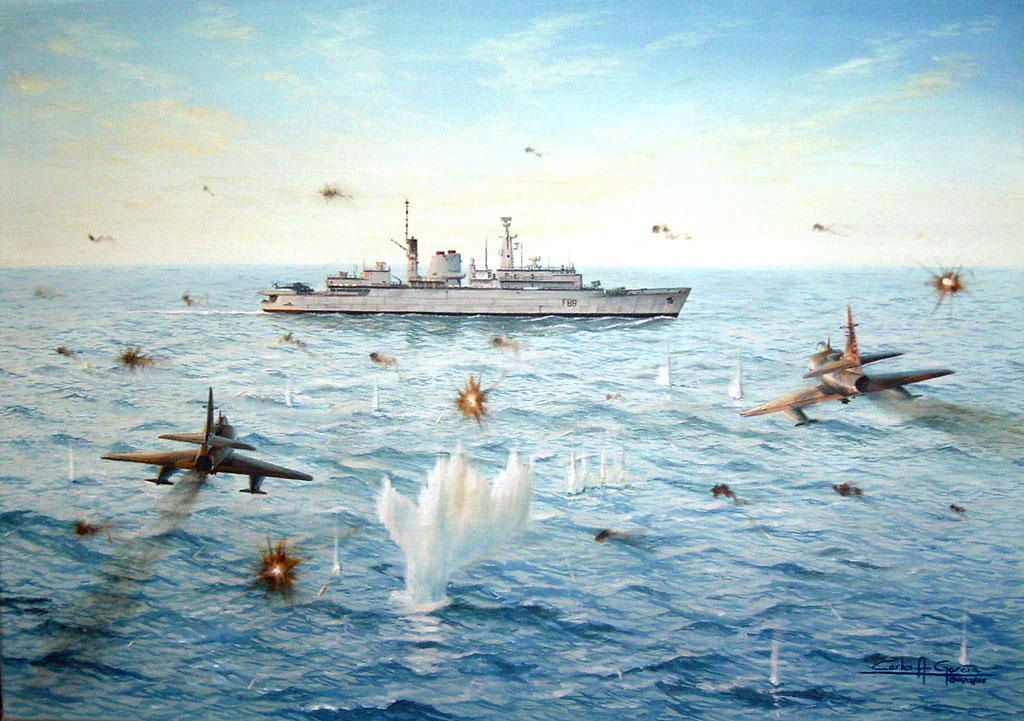 Ataque-à-HMS-Broadsword-Carlos-A-Garcia