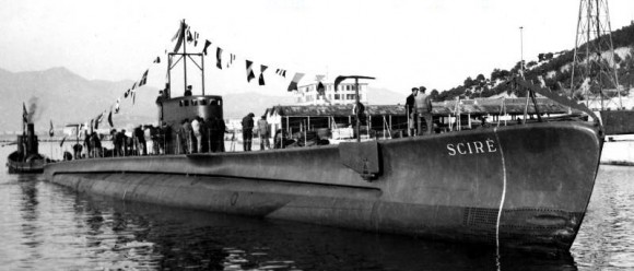 submarino italiano RSMG Scire da Segunda Guerra Mundial - foto 2 Marinha Italiana