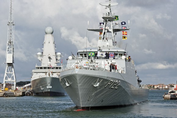 078 NEW BRAZILIAN NAVY SHIP BEGINS OCEAN CROSSING 1