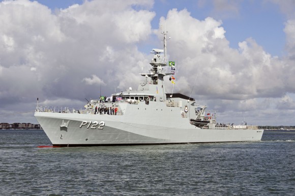 078 NEW BRAZILIAN NAVY SHIP BEGINS OCEAN CROSSING 2