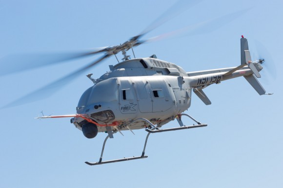 Northrop Grumman MQ-8C prototype Fire X photographed at Yuma Pro