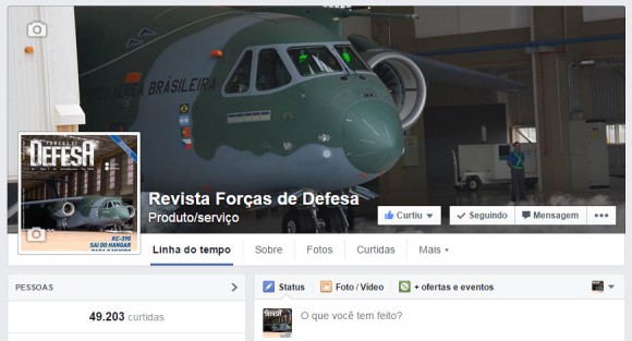 Forças de Defesa no Facebook