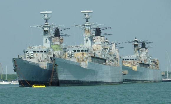 Warships sold for scrap