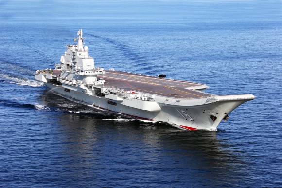 CHINA-LIAONING AIRCRAFT CARRIER-FLIGHT LANDING-J-15 (CN)