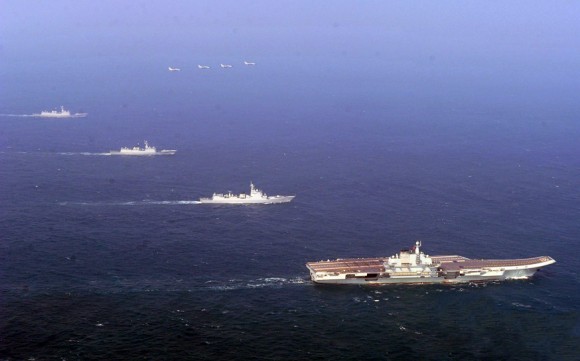 PLAN ships and Liaoning - 1