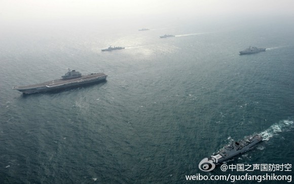 PLAN ships and Liaoning - 3