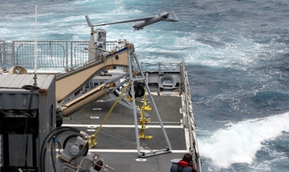 MB testa drone ScanEagle - foto Estadão