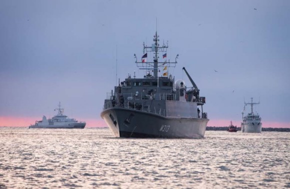 navios de contraminagem de marinhas da OTAN no Báltico - foto 4 Min Def Lituânia