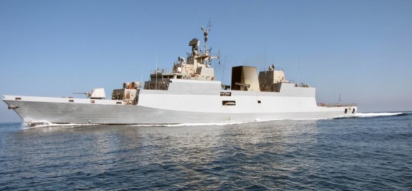 Corvette Kamorta during sea trials-701180