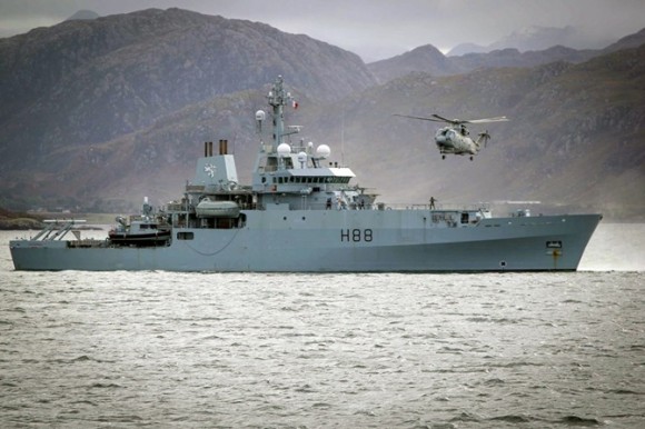 HMS Enterprise - foto Royal Navy RN