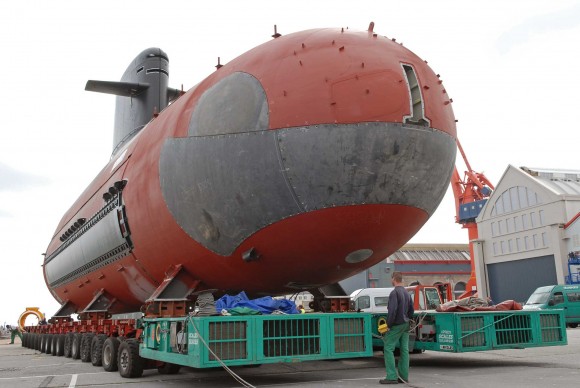 Scorpene - construction à Cherbourg