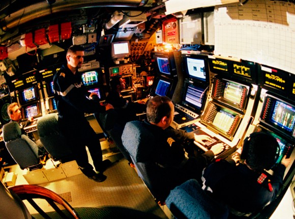 consoles em submarino - foto DCNS