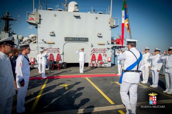 Passagem comando navios Sirio e Orione - foto 2 Marinha Italiana