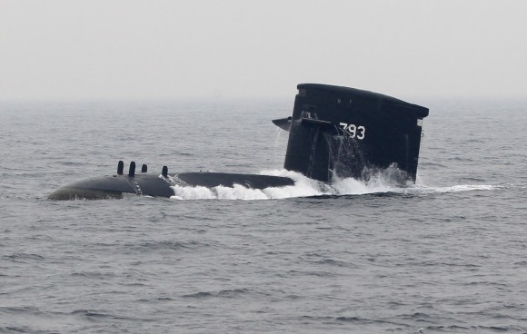 Taiwan navy's SS-793 Hai Lung