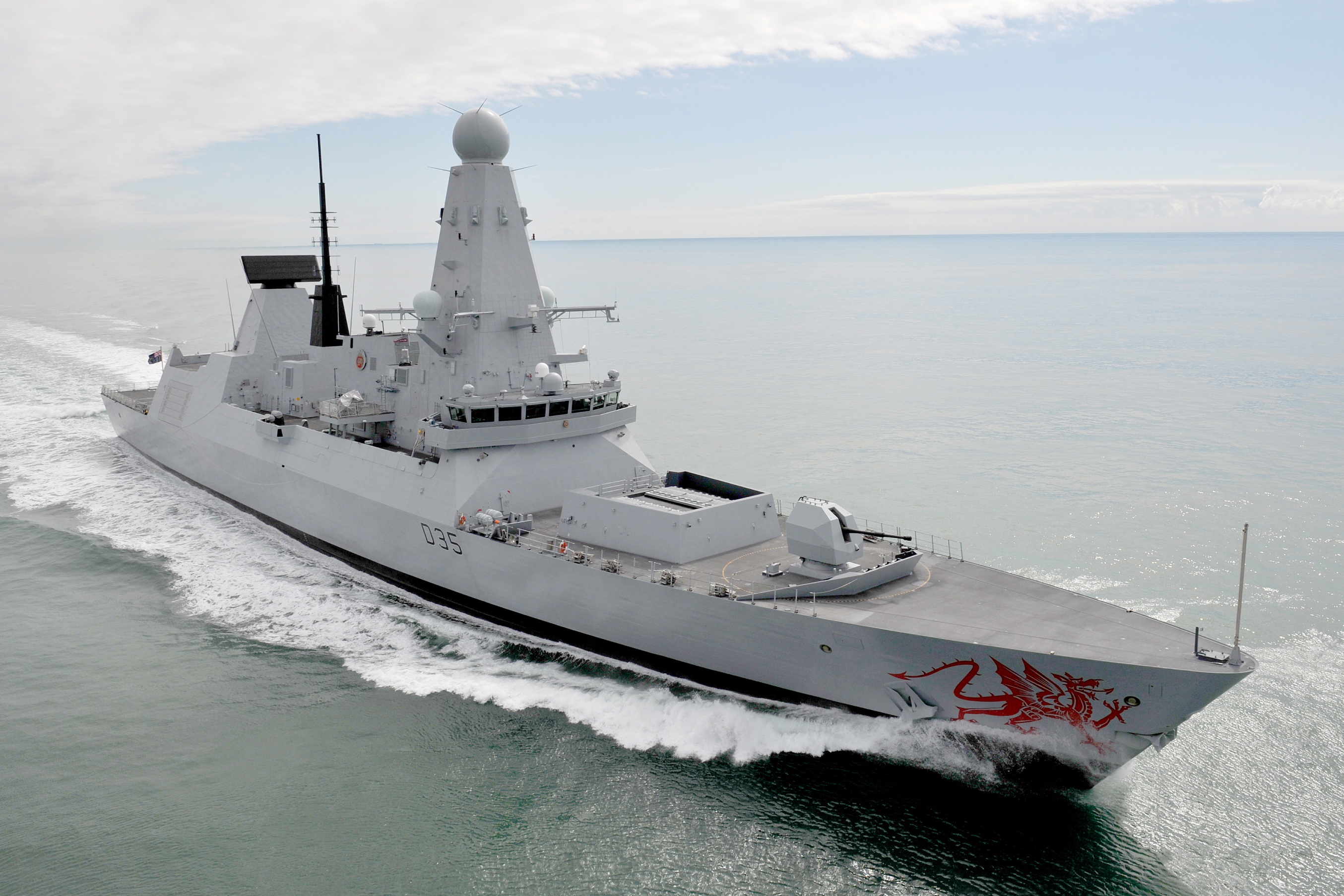Royal Navy Type 45 Destroyer HMS Dragon