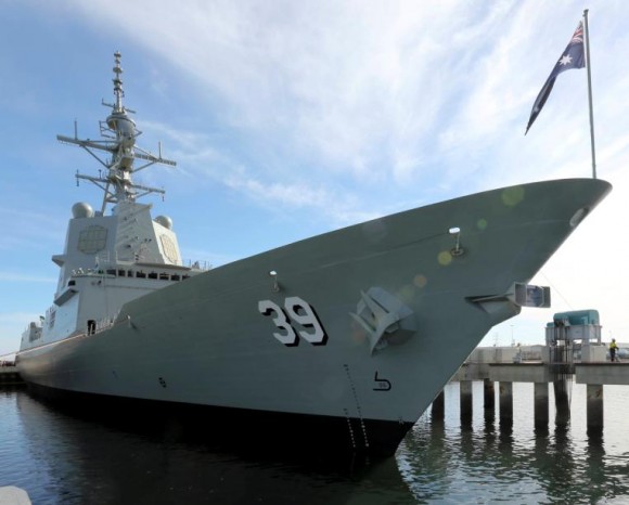 lançamento Hobart - foto 2 Marinha Australiana