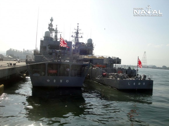 Visita navios japoneses Santos 7-8-2015 - foto 2 Poder Naval