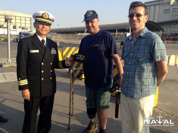 Visita navios japoneses Santos 7-8-2015 - foto 31 Poder Naval