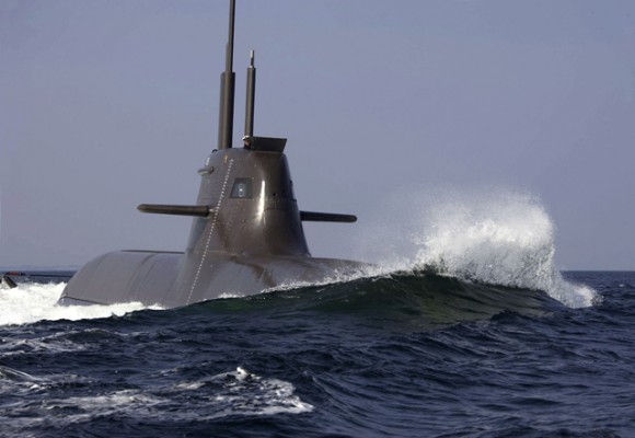 Submarino Type 212 - U33 - foto Marinha Alema