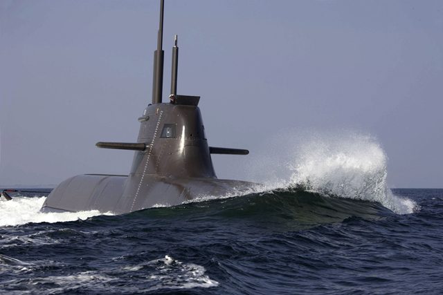 Submarino Type 212 - U33 - foto Marinha Alema