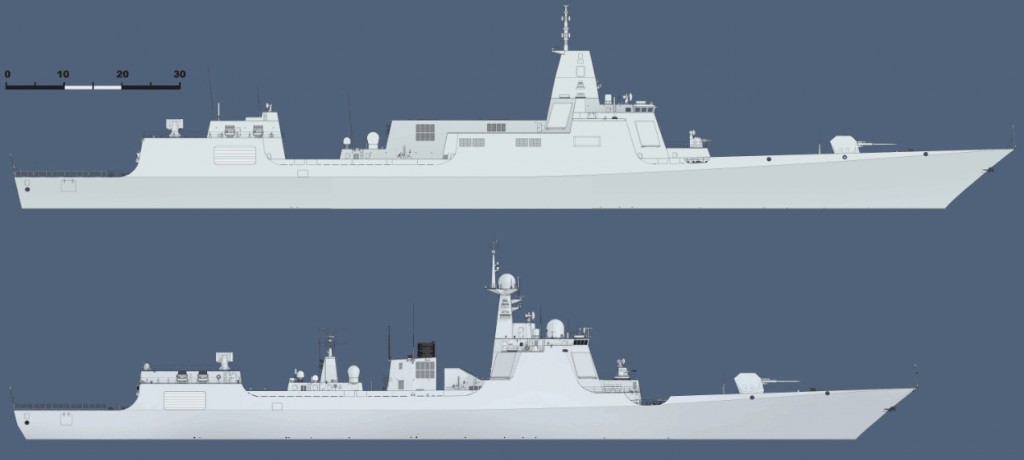 Type 055 e 052