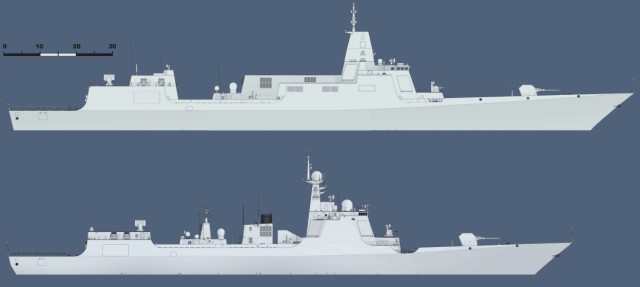 Type 055 e 052