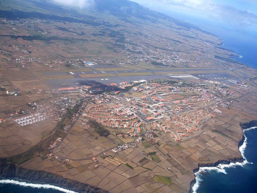 Base aérea da Lajes, ilha Terceira, Açores, Portugal