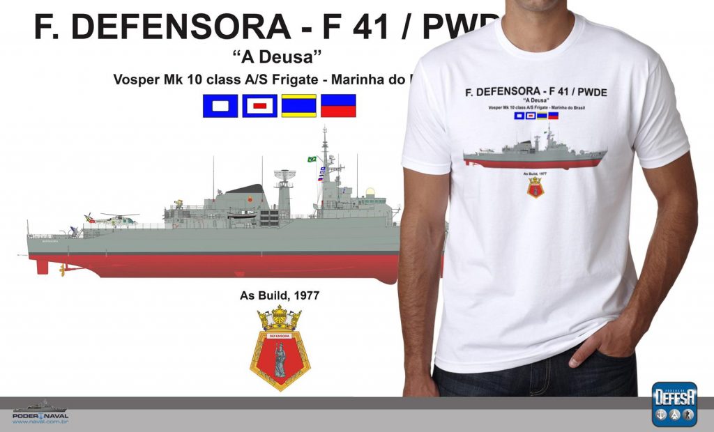 Camiseta da Fragata Defensora – www.defesastore.com.br