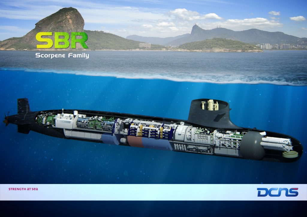 Brasil está construyendo actualmente cuatro submarinos S-BR dentro del Programa Prosub