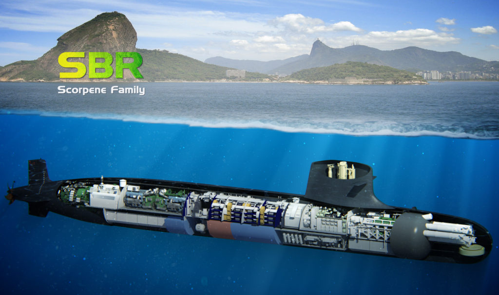 O Brasil está construindo atualmente quatro submarinos S-BR dentro do Programa Prosub